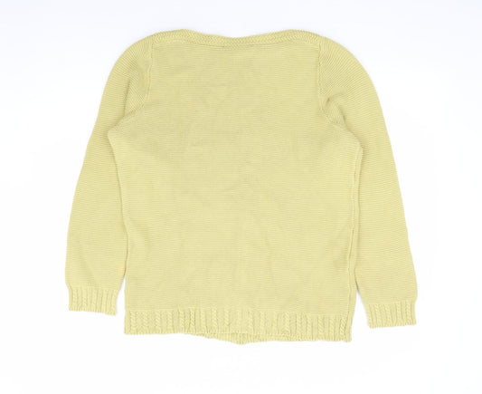 Womens UK Size 12 Bonmarché Yellow Pullover Jumper