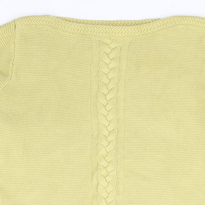 Womens UK Size 12 Bonmarché Yellow Pullover Jumper