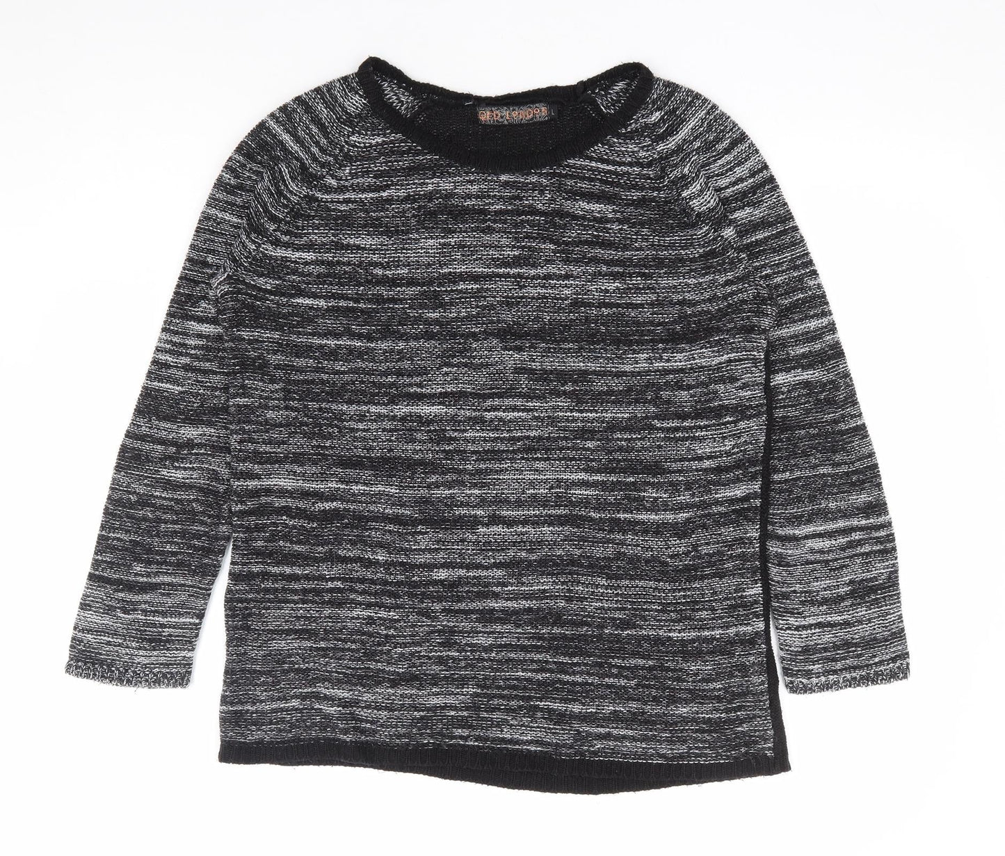 Womens UK Size L QED London Black Pullover Jumper
