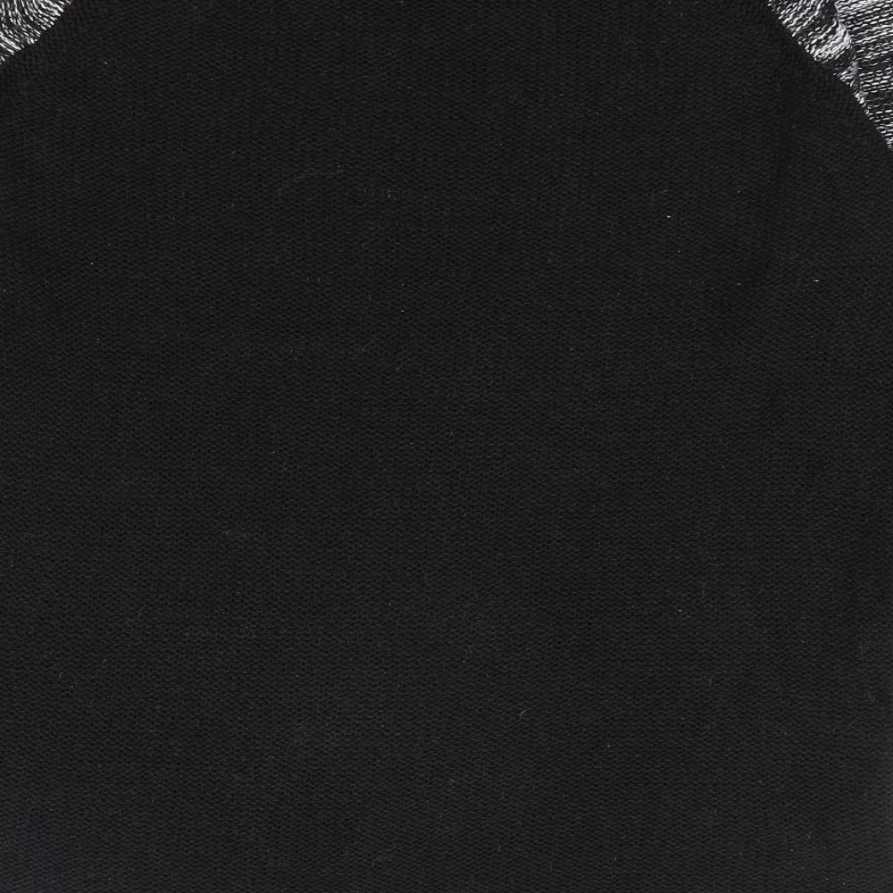 Womens UK Size L QED London Black Pullover Jumper