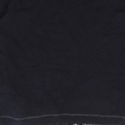 Topshop Womens Black 100% Cotton Pullover Sweatshirt Size 12 Pullover