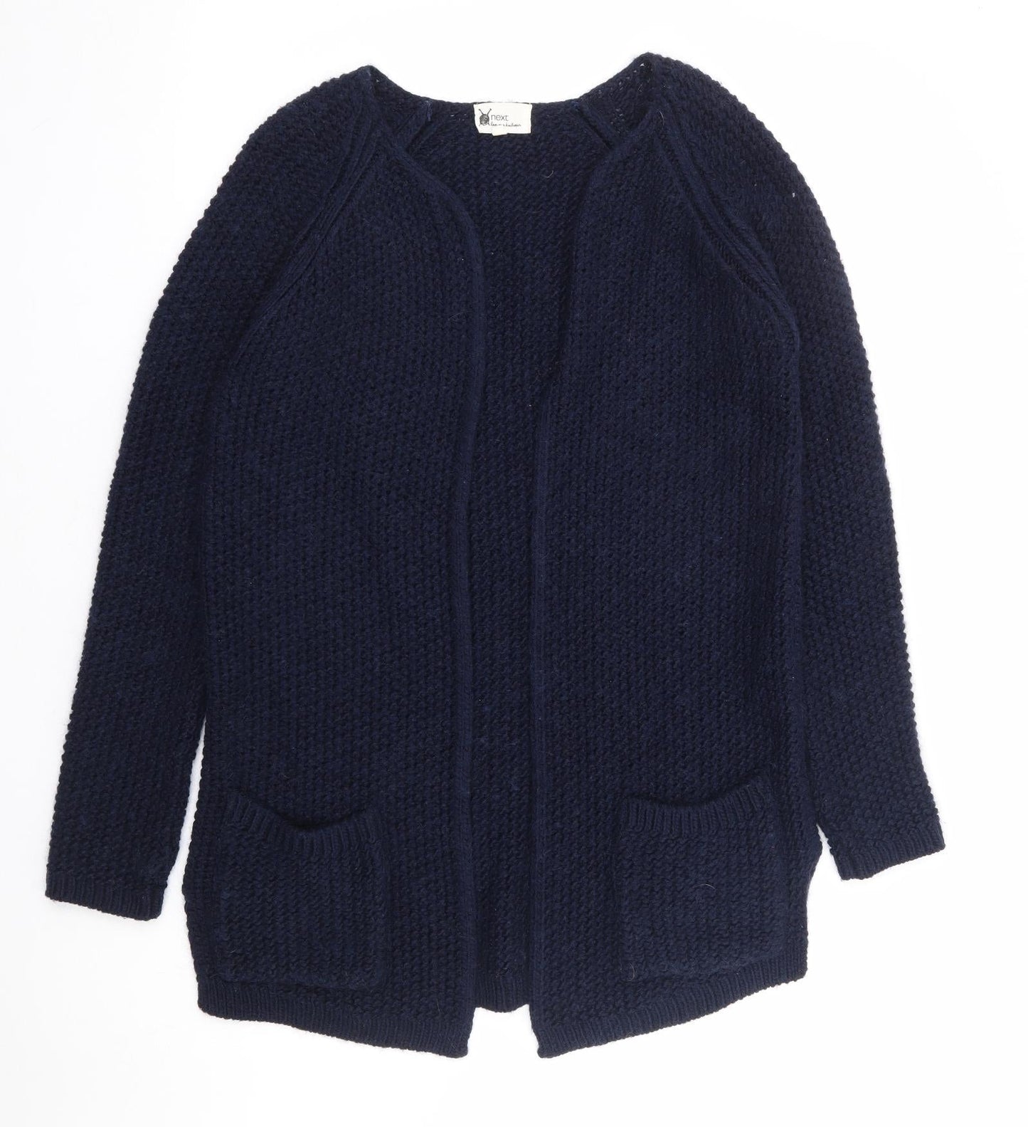 Womens UK Size S NEXT Blue Cardigan Jumper