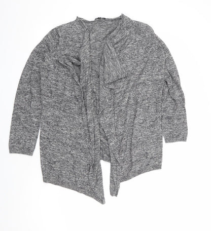 Womens UK Size 12 New Look Grey Cardigan Jumper