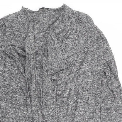 Womens UK Size 12 New Look Grey Cardigan Jumper