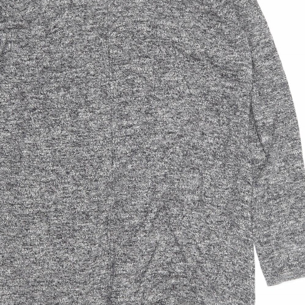 Womens UK Size 12 New Look Grey Cardigan Jumper