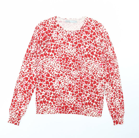 Womens UK Size S Oasis Multicoloured Pullover Jumper