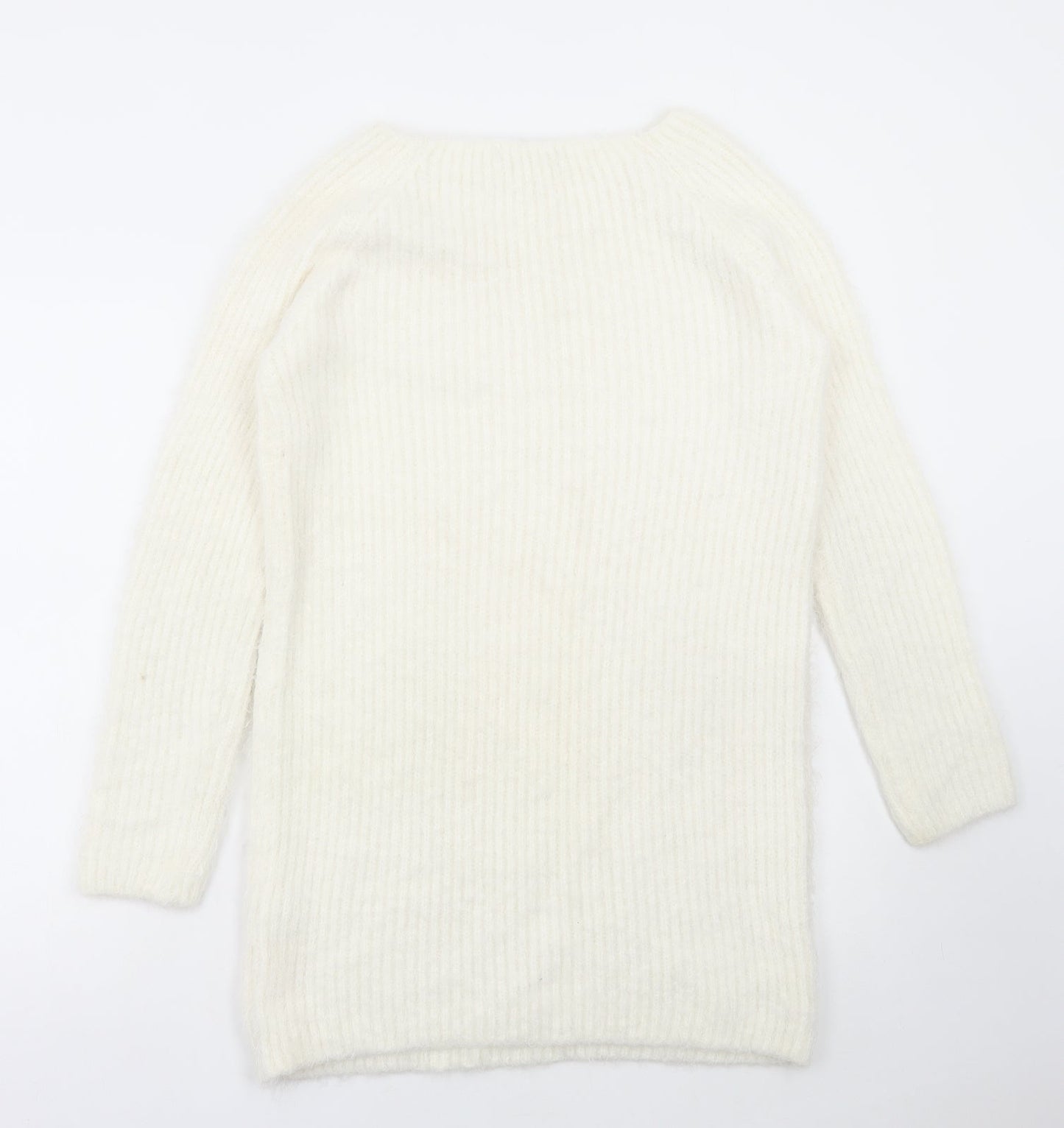 Womens UK Size 14 Select White Pullover Jumper