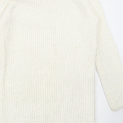 Womens UK Size 14 Select White Pullover Jumper