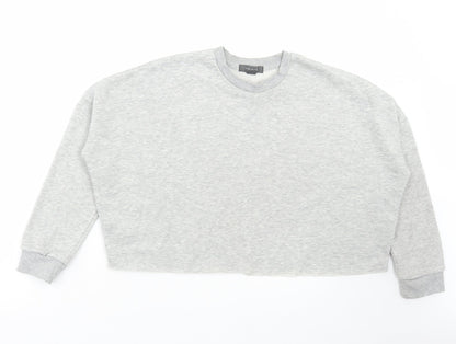 Primark Womens Grey Polyester Pullover Sweatshirt Size XS Pullover