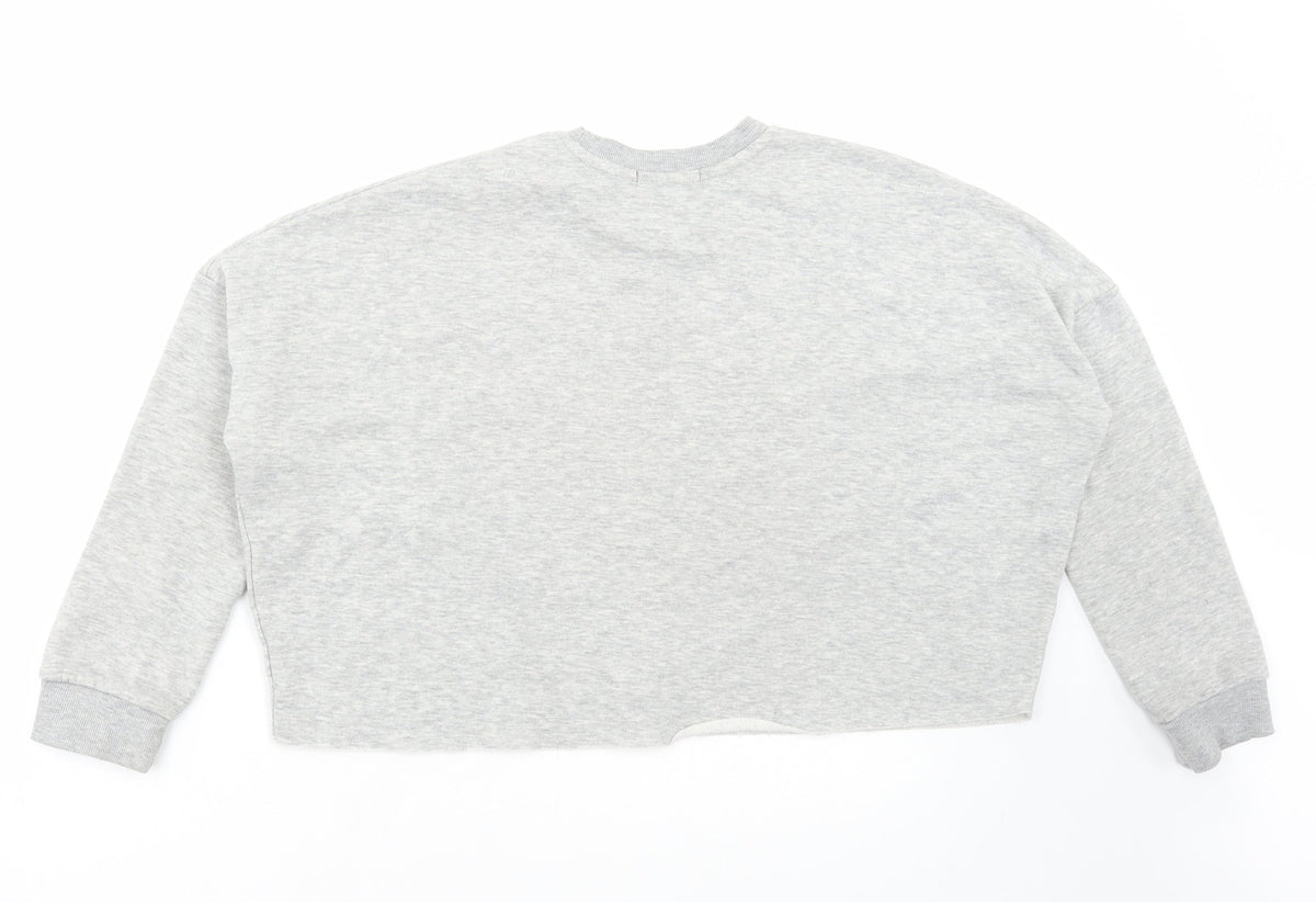Primark Womens Grey Polyester Pullover Sweatshirt Size XS Pullover
