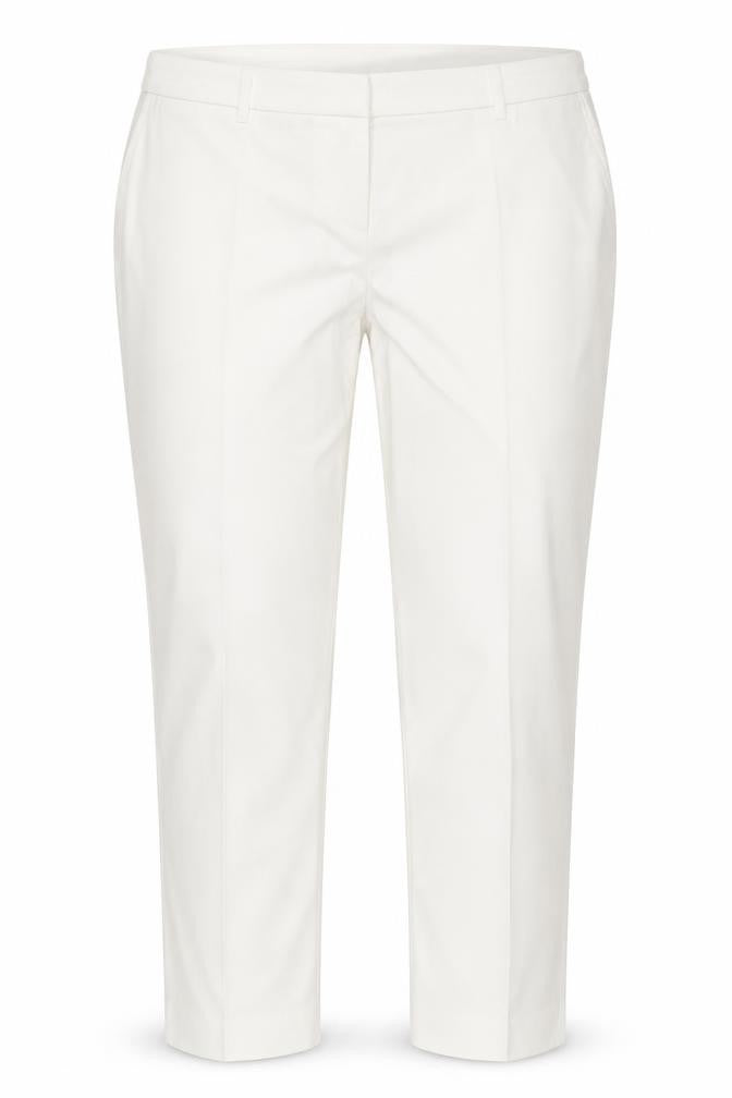 Womens UK Size 38 in Preworn Regular Fit  White Trousers