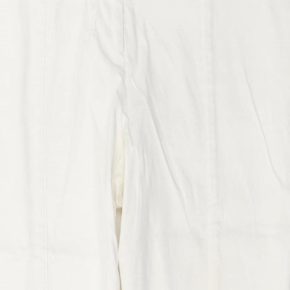 Womens UK Size 38 in Preworn Regular Fit  White Trousers