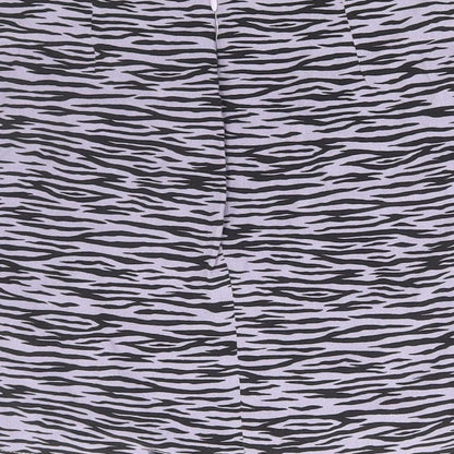 Pull Womens Purple Animal Print Viscose Mini Skirt Size M Zip