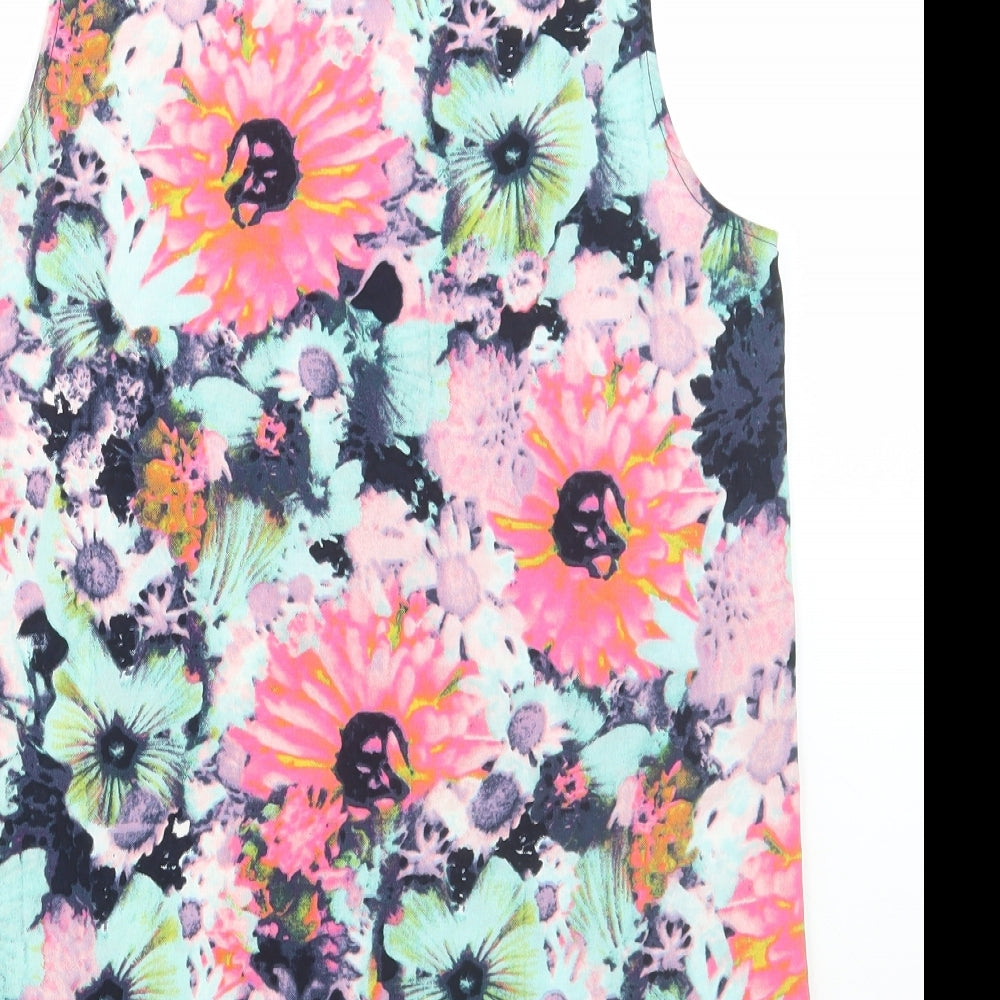 Womens UK Size 12 Only Multicoloured Basic Tank