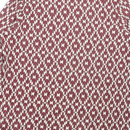 Womens UK Size M H&M Red Cardigan Jumper