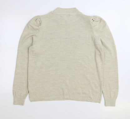 Womens UK Size 18 Matalan Beige Pullover Jumper