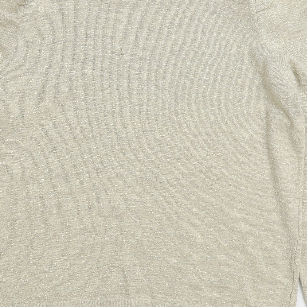 Womens UK Size 18 Matalan Beige Pullover Jumper