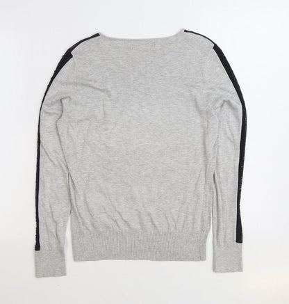 Womens UK Size 14 Debenhams Grey Pullover Jumper