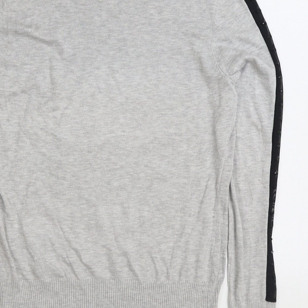 Womens UK Size 14 Debenhams Grey Pullover Jumper