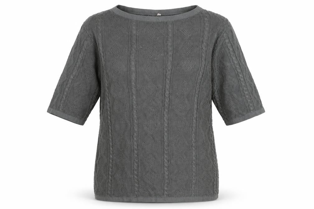 Womens UK Size One Size Preworn Grey Pullover Jumper