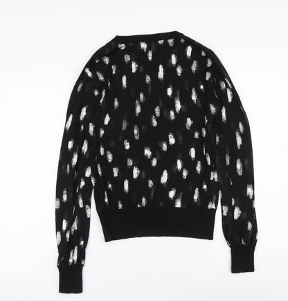 Womens UK Size 6 NEXT Black Pullover Jumper