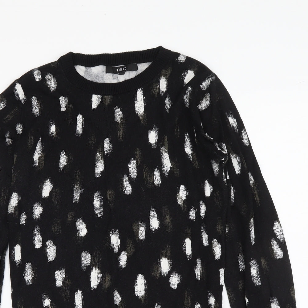 Womens UK Size 6 NEXT Black Pullover Jumper