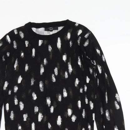 Womens UK Size 6 NEXT Black Pullover Jumper