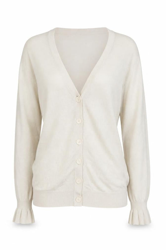 Womens UK Size L By Very Beige Cardigan Jumper