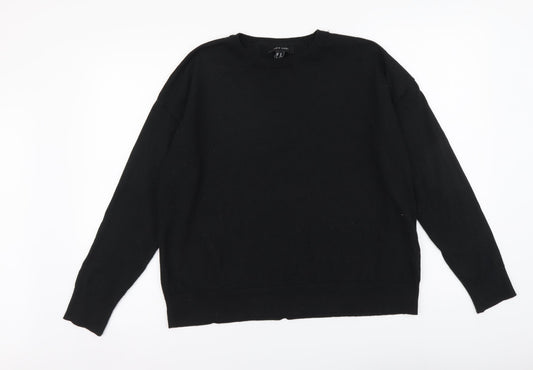Womens UK Size M New Look Black Pullover Jumper