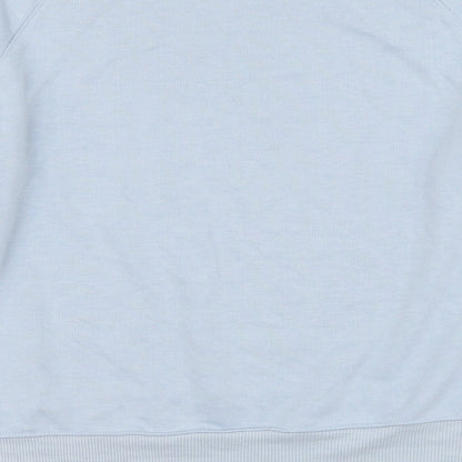 H&M Womens Blue Polyester Pullover Sweatshirt Size S Pullover