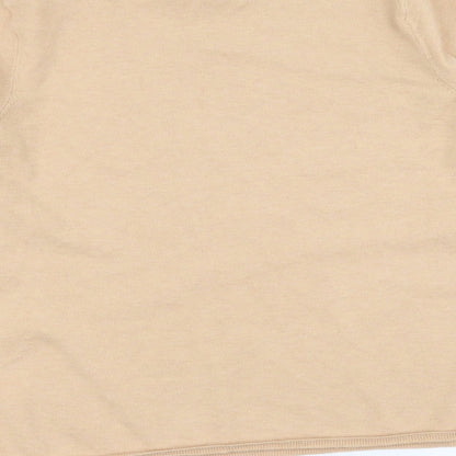 Primark Womens Beige Mock Neck Polyester Pullover Jumper Size XL