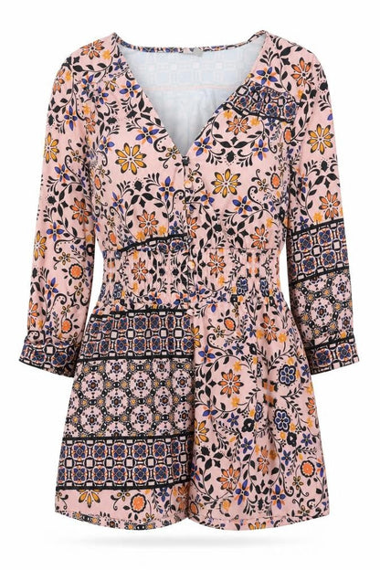 Womens UK Size 8 ASOS One-Piece Multicoloured Playsuit