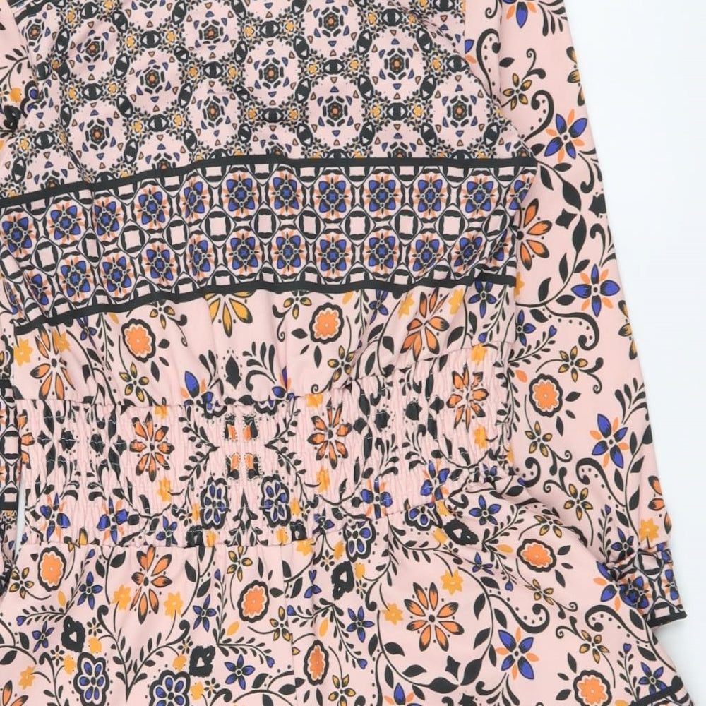 Womens UK Size 8 ASOS One-Piece Multicoloured Playsuit