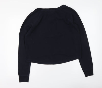 Hollister Womens Blue Cotton Pullover Sweatshirt Size M Pullover - Fab