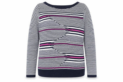 Womens UK Size 14 Coercion Blue Pullover Jumper