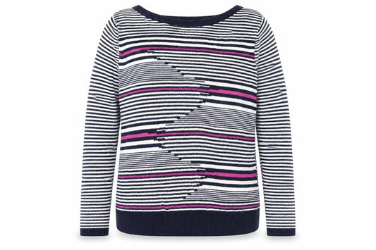 Womens UK Size 14 Coercion Blue Pullover Jumper