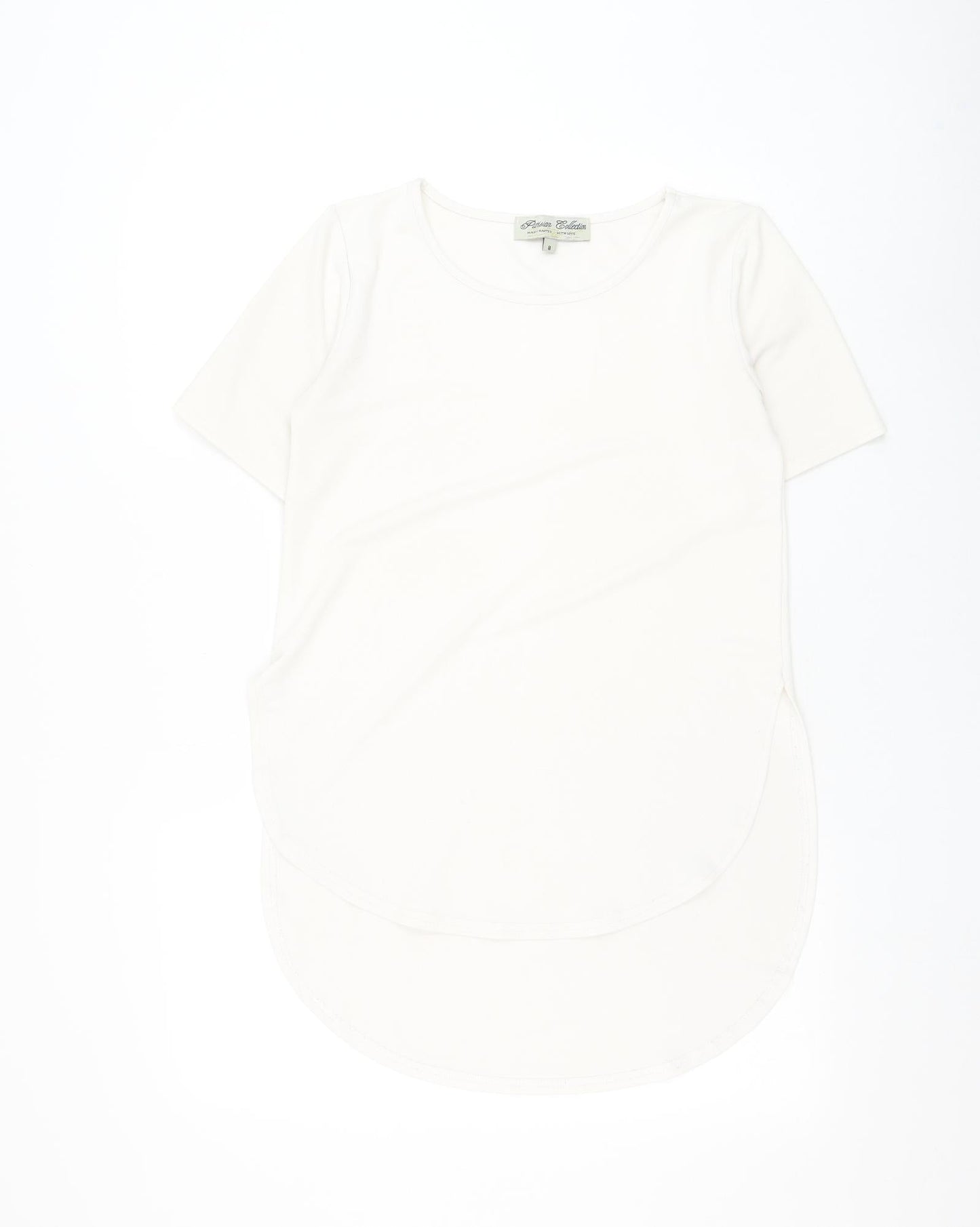 Womens UK Size 8 Parisian Collection White Basic Blouse