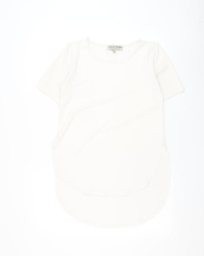 Womens UK Size 8 Parisian Collection White Basic Blouse