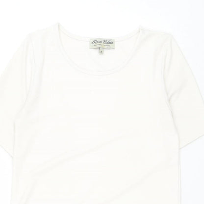 Womens UK Size 8 Parisian Collection White Basic Blouse