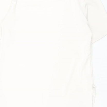 Womens UK Size 8 Parisian Collection White Basic Blouse