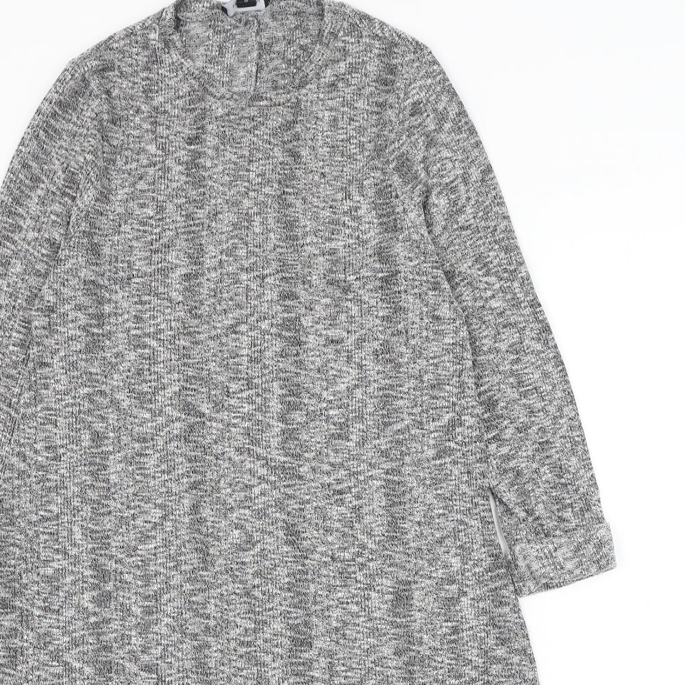 Womens UK Size 14 New Look Grey Pullover Jumper
