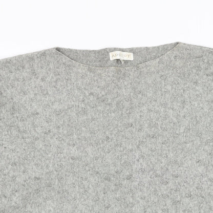 Womens UK Size M Apricot Grey Pullover Jumper