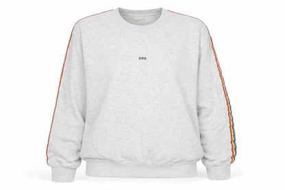 G&G Womens Grey Polyester Pullover Sweatshirt Size S Pullover