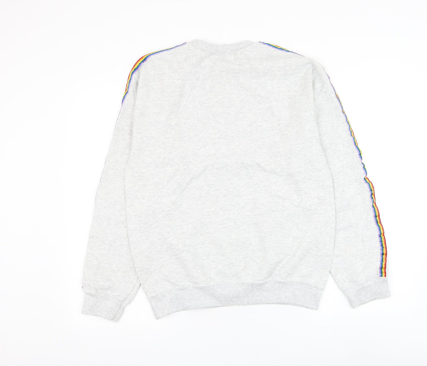 G&G Womens Grey Polyester Pullover Sweatshirt Size S Pullover