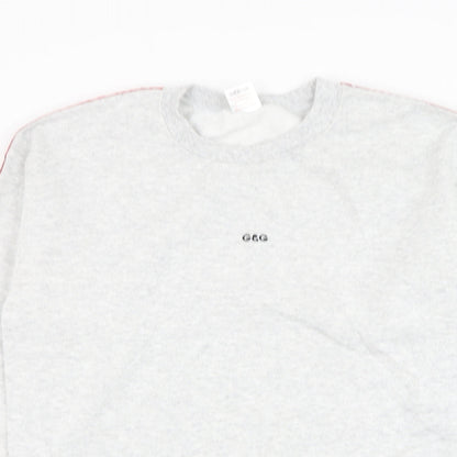 G&G Womens Grey Polyester Pullover Sweatshirt Size S Pullover