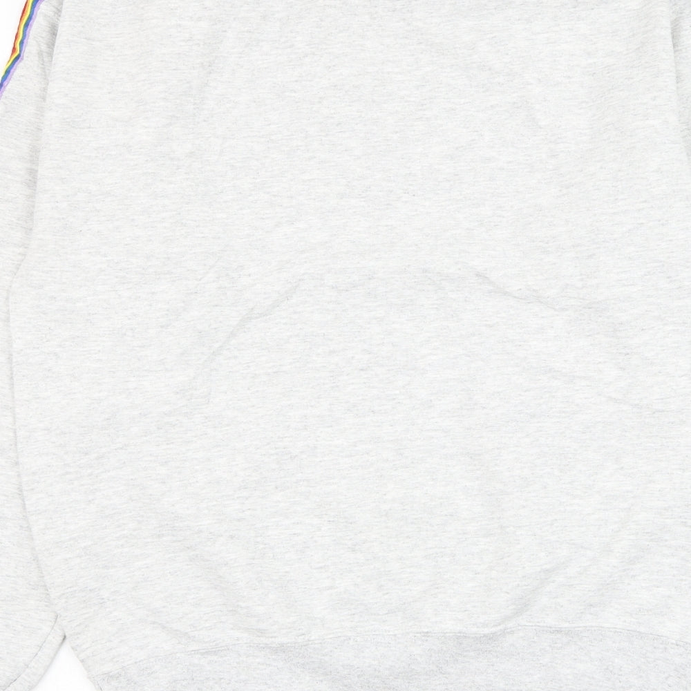 G&G Womens Grey Polyester Pullover Sweatshirt Size S Pullover