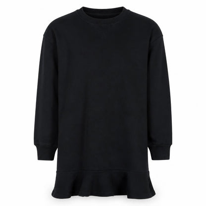 Baleno Girls Black Cotton Pullover Sweatshirt Size 10-11 Years Pullover