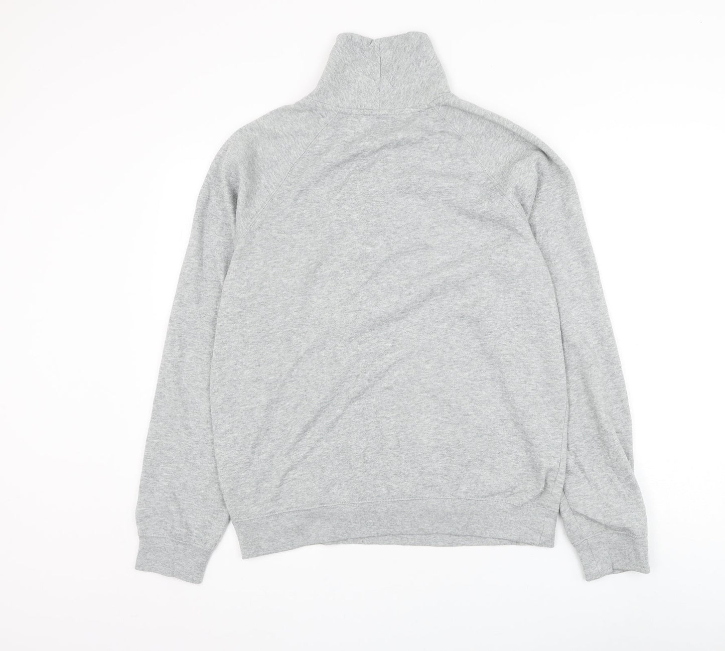 Rail Mens Grey Polyester Pullover Sweatshirt Size M