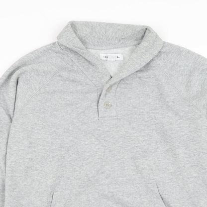 Rail Mens Grey Polyester Pullover Sweatshirt Size M