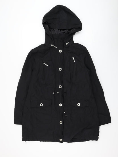 Womens UK Size 14 Per Una White Parka Coat
